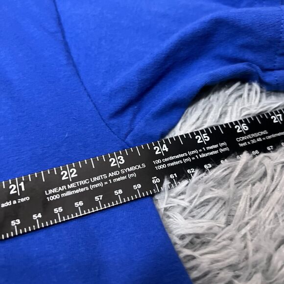 Disney Adult Shirt XXL Blue White Hanes Disneyland Resort 2011 Pullover Tee Mens - Picture 6 of 7